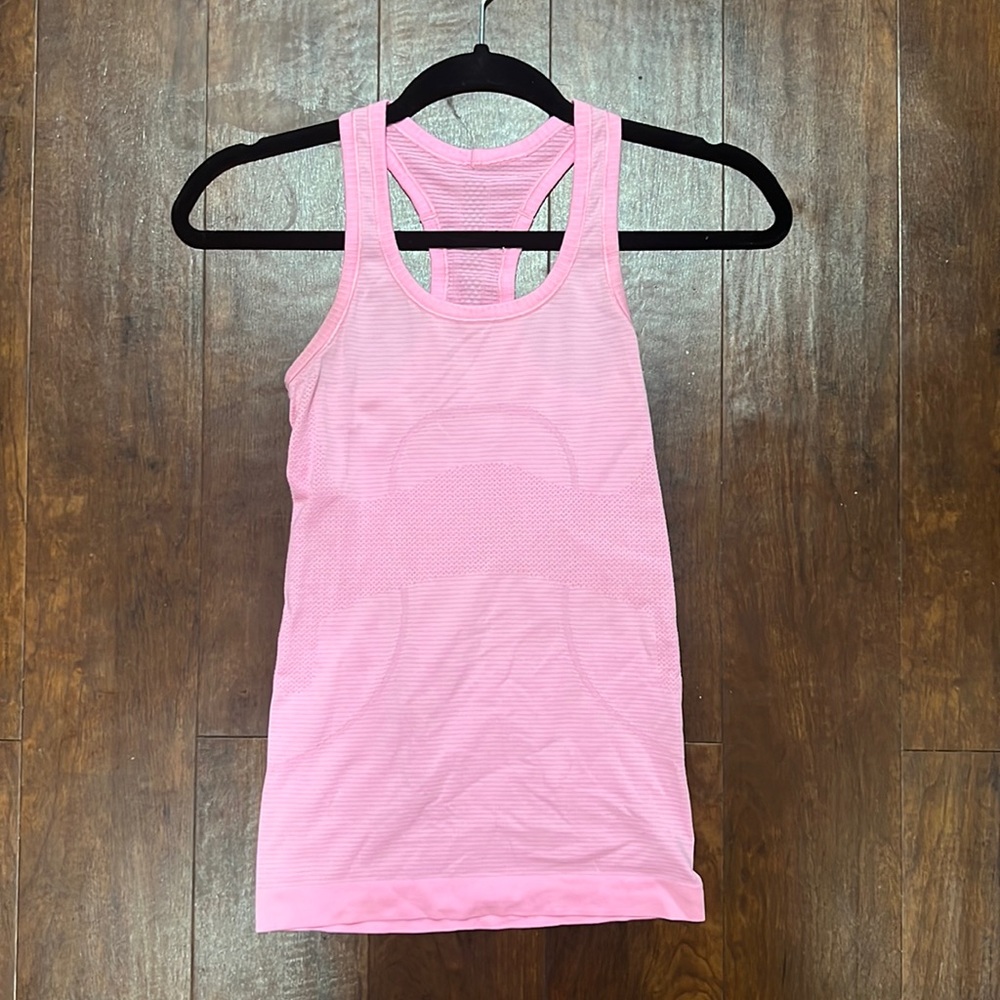 Lululemon neon pink tank top